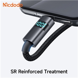 کابل تایپ سی 66 وات با نمایشگر مک دودو Mcdodo 6A Type-C USB Data Cable CA-6520
