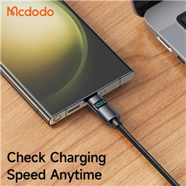 کابل تایپ سی 66 وات با نمایشگر مک دودو Mcdodo 6A Type-C USB Data Cable CA-6520