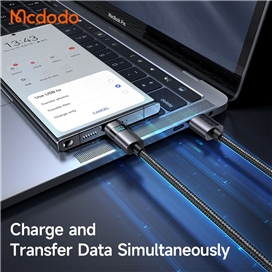 کابل تایپ سی 66 وات با نمایشگر مک دودو Mcdodo 6A Type-C USB Data Cable CA-6520