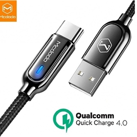 کابل شارژ سریع تایپ‌سی 1 متری مک‌دودو Mcdodo Quick Charge Auto Power-Off Data Cable CA-6190