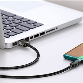 کابل یواس‌بی به تایپ‌سی بیسوس Baseus CASX020101 66W USB to USB-C / Type-C Digital Display Fast Charging Data Cable 2M