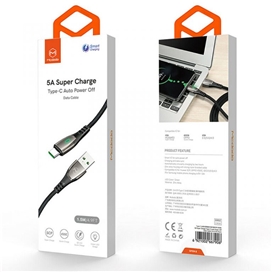 کابل Type C قطع کن دار مک دودو Mcdodo Type C 5A Super Charge Cable CA-6790