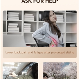 ماساژور الکتریکی کمر اس کی جی SKG W7 Pro Waist Massager