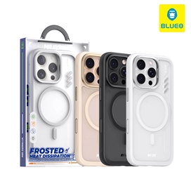 قاب برند بلو مدل Blueo Frosted heat Dissipation anti-slip STAND magnetic case iphone مناسب برای Apple iPhone 16 Pro Max