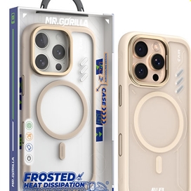 قاب برند بلو مدل Blueo Frosted heat Dissipation anti-slip STAND magnetic case iphone مناسب برای Apple iPhone 16 Pro