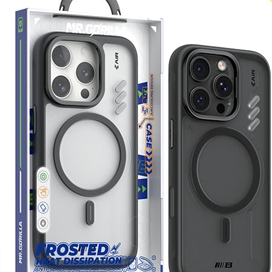 قاب برند بلو مدل Blueo Frosted heat Dissipation anti-slip STAND magnetic case iphone مناسب برای Apple iPhone 16 Pro