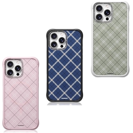 قاب برند Youngkit یانگ کیت مدل Diamond Check Removable Liquid Silicone Case Magsafe مناسب برای Apple iPhone 16 Pro Max