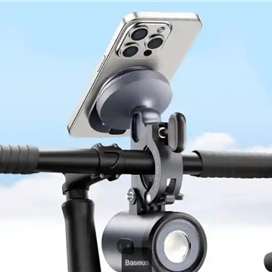 هولدر و چراغ قوه دوچرخه و موتور بیسوس Baseus PrimeTrip Light And Bike Holder BS-CG025