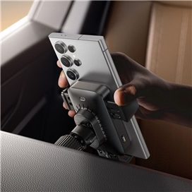 هولدر وایرلس دریچه کولری بیسوس Baseus Wisdom Pro Wireless Car Mounnt BS-CM051