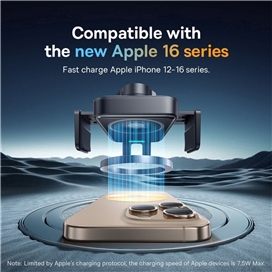 هولدر وایرلس دریچه کولری بیسوس Baseus Wisdom Pro Wireless Car Mounnt BS-CM051