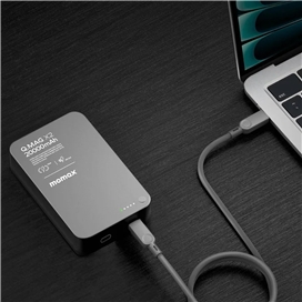 پاوربانک مگ سیف 15 وات 20000 میلی آمپر مومکس مدل Q.MAG X2