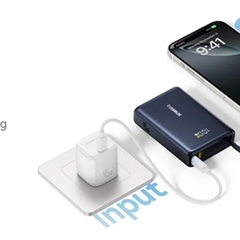 پاوبانک 45 وات 10000 با کابل تایپ سی بیسوس Baseus PicoGo Power Bank PPPG-1W45C