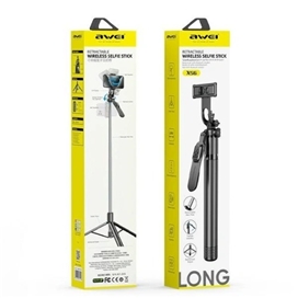 مونوپاد و سه پایه شاتر دار اوی Awei X56 Selfie Stick