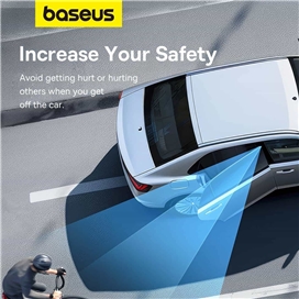 آینه عقب و چکش اضطراری بیسوس Baseus Wide Viewing Angle Mirror HSJ-01