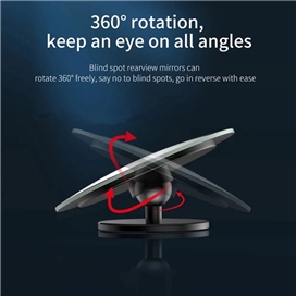 پک دو عددی آینه نقطه کور خودرو بیسوس Baseus Full View Blind Spot Rearview Mirrors ACMDJ-01