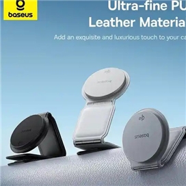 هولدر و شارژر وایرلس مگنتی بیسوس Baseus C02 Mega Magnetis Wireless Charging Car Mount BS-CM042