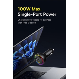 شارژر فندکی 152.5 وات با کابل بیسوس Baseus Multi-Port Fast Charge Car Charger BSCC-ZX-CCL