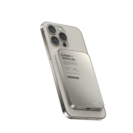 پاوربانک مگ سیف 15 وات 5000 میلی آمپر مومکس مدل Q.MAG X 116A