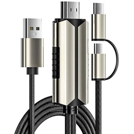 کابل HDMI به Type-c و میکرو کوتتسی Coteetci 33023 طول 2 متر