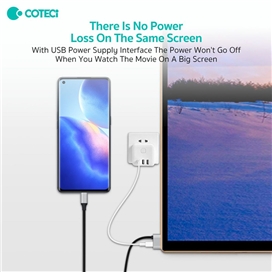 کابل HDMI به Type-c کوتتسی Coteetci 33025 طول 2 متر