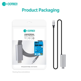 کابل HDMI به Type-c کوتتسی Coteetci 33025 طول 2 متر