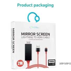 کابل HDMI به لایتنینگ کوتتسی Coteetci 33021 طول 2 متر