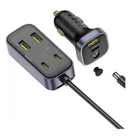 شارژر فندکی 6 پورت 110 وات بیسوس Baseus BackseatPal L1 C00081100121-00