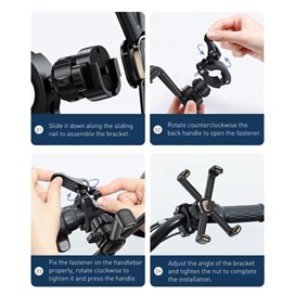 هولدر مناسب دوچرخه و موتور بیسوس Baseus Quick To Take Cycling Holder SUQX-01