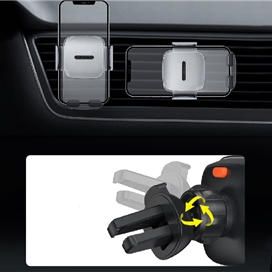 هولدر چندکاره بیسوس Baseus Easy Control Clamp Car Mount Holder Set SUYK000001 شفاف