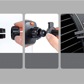 هولدر چندکاره بیسوس Baseus Easy Control Clamp Car Mount Holder Set SUYK000001 شفاف