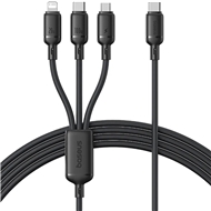 کابل سه سر 100 وات فست شارژ بیسوس Baseus Silky One-for-Three CB000166