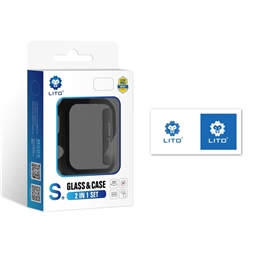 گلس و بامپر لیتو اپل واچ LITO S+ Full Coverage Touch Sensitive Perfect Protection Watch Case سایز 41 میلیمتر