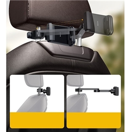 هولدر و شارژر وایرلس صندلی عقب بیسوس Baseus Backseat Holder Wireless Charger WXHZ-01 توان 15 وات