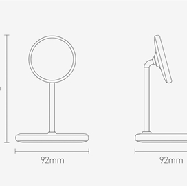 هولدر و شارژر وایرلس بیسوس Baseus Swan Magnetic Wireless WXSW-01 توان 15 وات مناسب سری آیفون 12 و 13