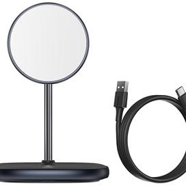 هولدر و شارژر وایرلس بیسوس Baseus Swan Magnetic Wireless WXSW-01 توان 15 وات مناسب سری آیفون 12 و 13