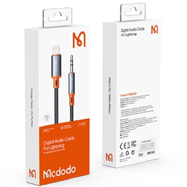 کابل تبدیل لایتنینگ به AUX مک دودو مدل CA-0780 طول 1.2 متر