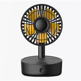 پنکه و شارژر وایرلس بیسوس Baseus Hermit Wireless Charger BS-W513 WXYZ-B01 توان 10 وات دارای استند