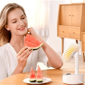 پنکه و شارژر وایرلس بیسوس Baseus Hermit Wireless Charger BS-W513 WXYZ-B01 توان 10 وات دارای استند