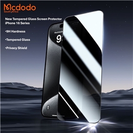 گلس حریم شخصی تمام صفحه تمام چسب مک دودو Apple iPhone 16 Pro Mcdodo PF-6866 Privacy Protector