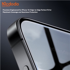 گلس حریم شخصی تمام صفحه تمام چسب مک دودو Apple iPhone 16 Pro Mcdodo PF-6866 Privacy Protector