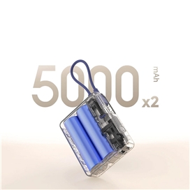 پاوربانک 10000 شیائومی Xiaomi Power Bank PB1033MI توان 33 وات همراه با کابل متصل