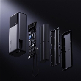 پاوربانک 10000 شیائومی Xiaomi Power Bank PB1165MI توان 165 وات همراه با کابل متصل