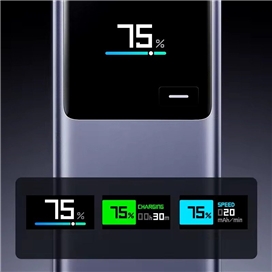 پاوربانک 10000 شیائومی Xiaomi Power Bank PB1165MI توان 165 وات همراه با کابل متصل