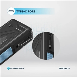 پاوربانک خورشیدی پاورولوژی Powerology 20000mAh Solar Power Bank PPBCHA76