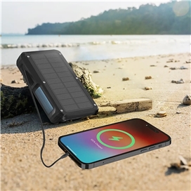پاوربانک خورشیدی پاورولوژی Powerology 20000mAh Solar Power Bank PPBCHA76