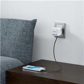 شارژر دیواری 65 وات پاورولوژی Powerology Dual Port Retractable GaN Charger PWCUQC031 + مبدل پریز هدیه