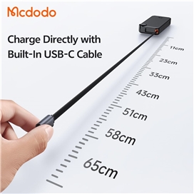 پاوربانک 10000 مک دودو Mcdodo Freego MC-3860 توان 22.5 وات همراه با کابل متصل