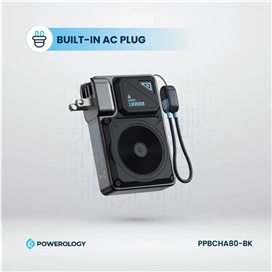 شارژر دیواری و پاوربانک وایرلس 10000 پاورولوژی Powerology 10000mAh Wall Charger MagSafe Power Bank PPBCHA80