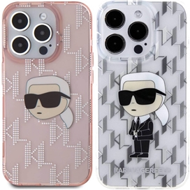 قاب برند کارل لاگرفلد مدل  Karl Lagerfeld Glitter مناسب برای Apple iPhone 16 Pro