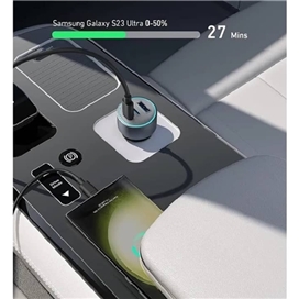 شارژر فندکی انکر 67 واتی 3 پورت مدل A2731